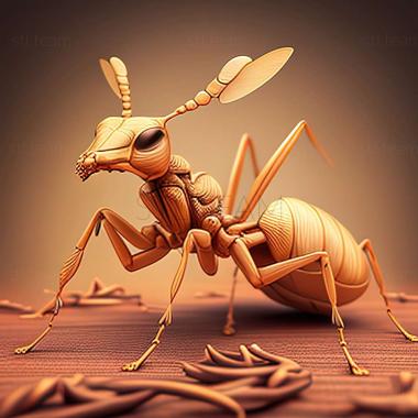 3D модель Camponotus kiusiuensis (STL)